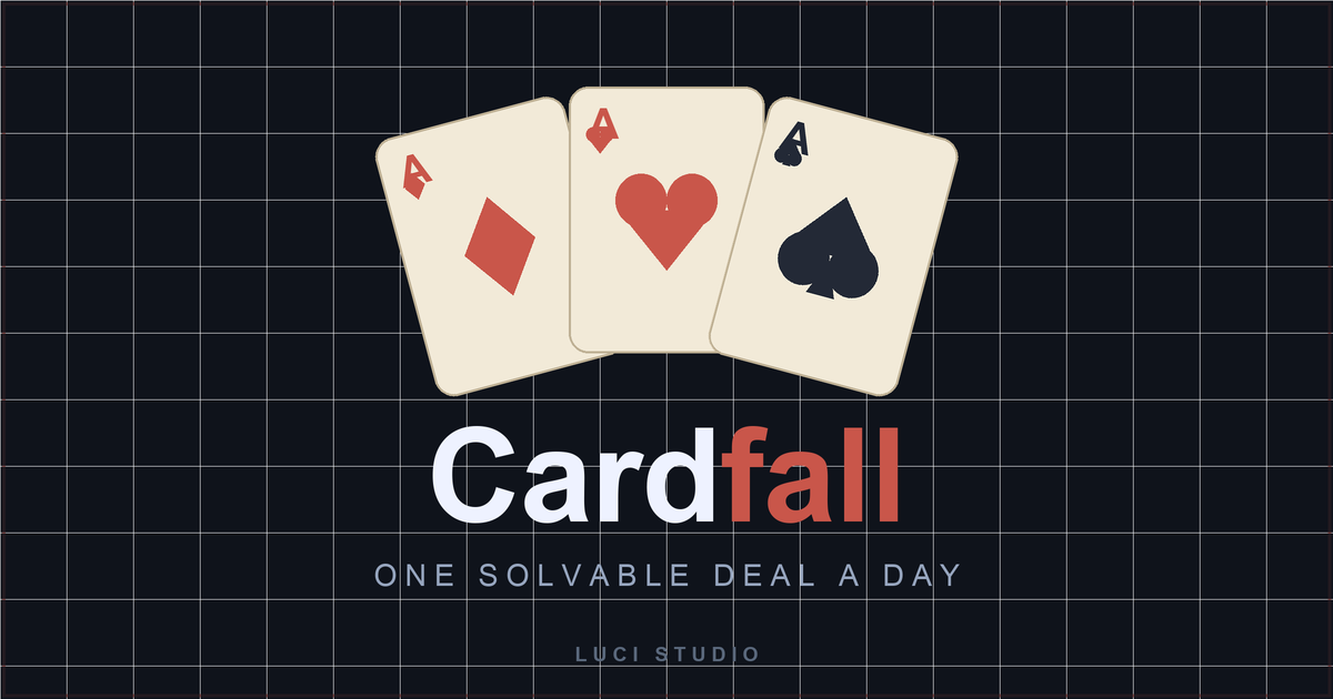 Cardfall — Daily solitaire race